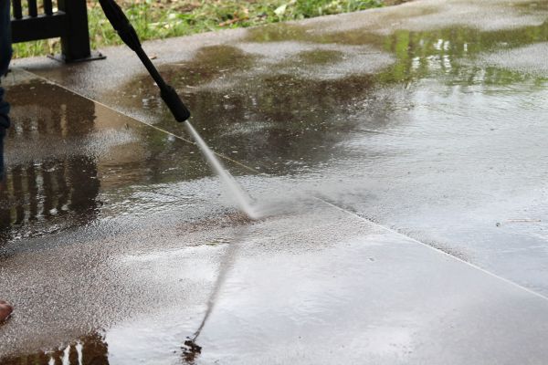 Concrete Deck Cleaning in Lake Stevens
