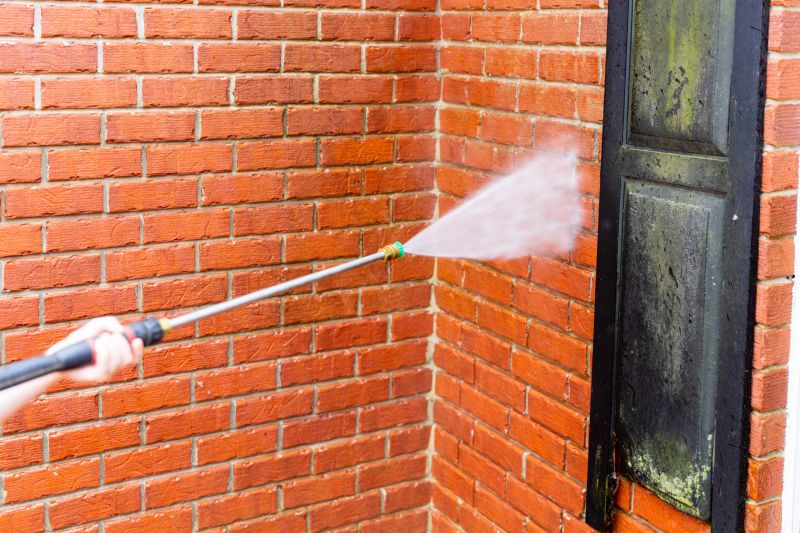 Brick Siding Cleaning